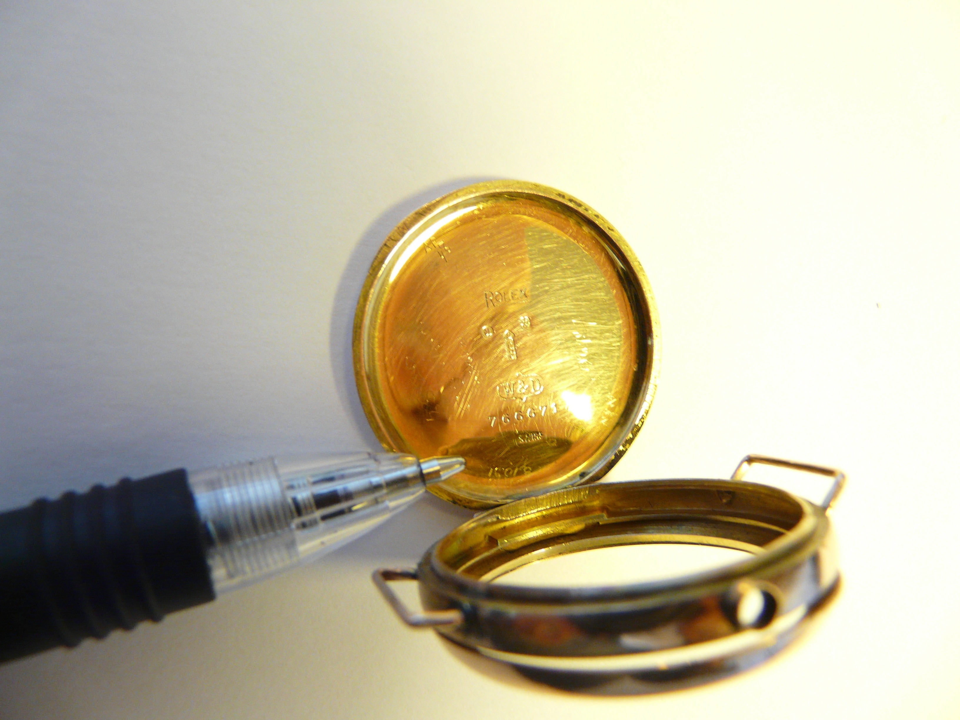 Vintage Rolex gold case